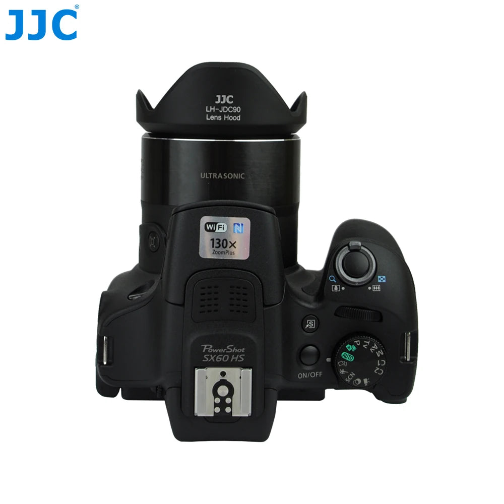 JJC Camera Bayonet Flower Lens Hood Shade Protector for CANON PowerShot SX70 HS and SX60 HS Cameras Replaces Canon LH-DC90