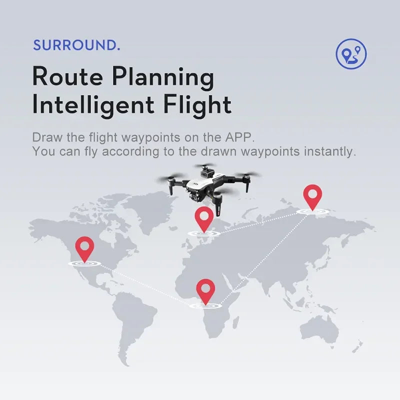 Lenovo S2S Drone 8K 5G GPS HD Aerial Photography Dual-Camera Omnidirectional Obstacle Brushless Avoidance Quadcopter Toys