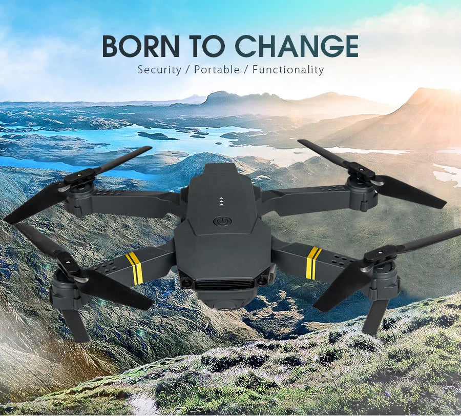 E88/E58  4K High-definition Drone Aerial Photography RC Aircraft Intelligent Fixed Height Four Axis Aircraft Children's Boy Toys