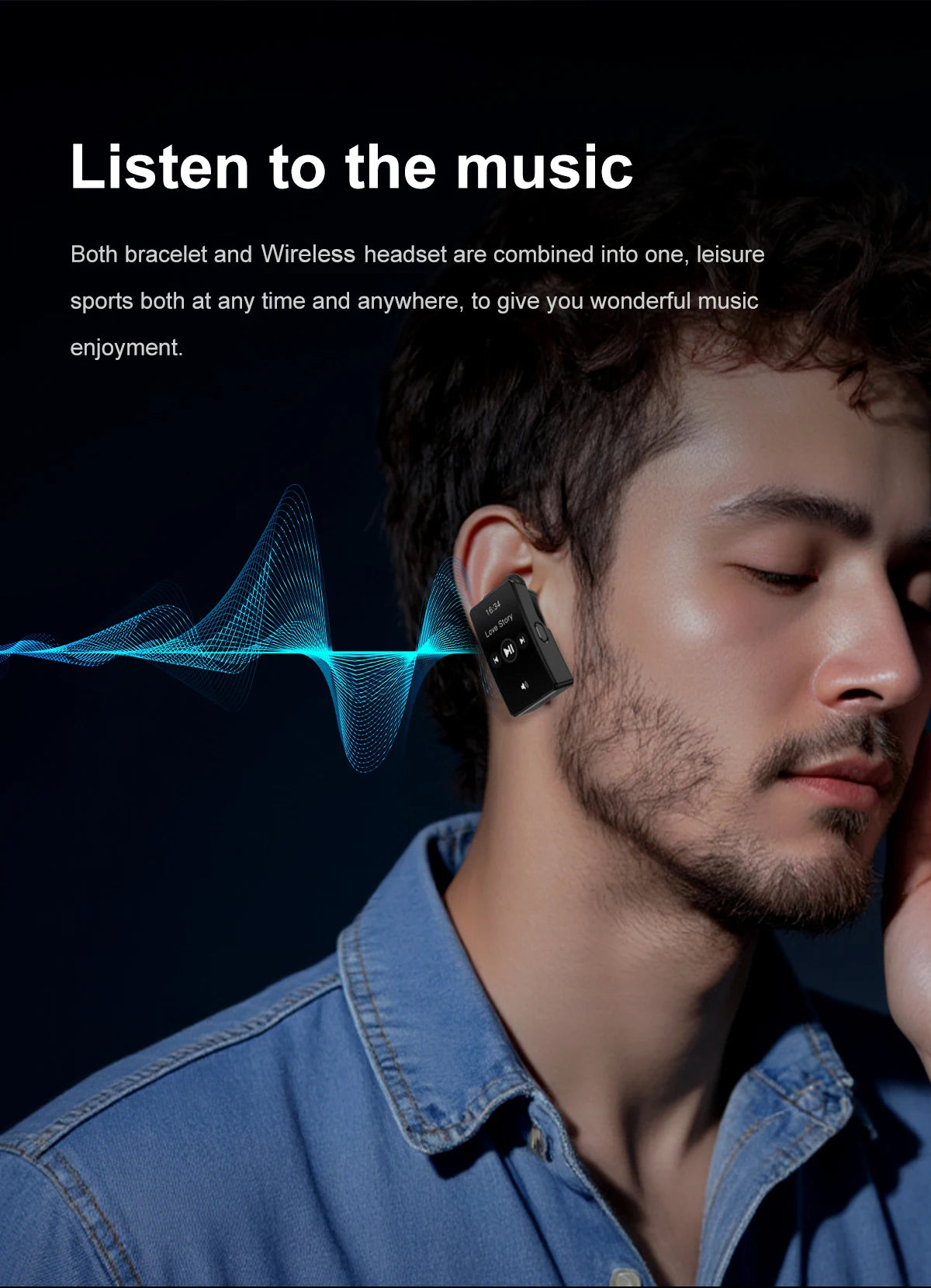 LIGE 2 In 1 TWS Headset Smart Watch 1.57" Men Women GPS Sports Fitness ECG Heart Rate Watches Bluetooth Call Music Smartwatch