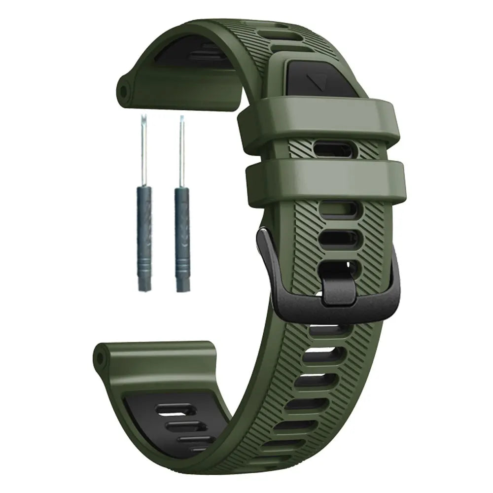 22mm Watchband For Garmin Forerunner 965 Watch Strap Silicone Bracelet Forerunner 945 935 745 Wristbands Replacement Correa Belt