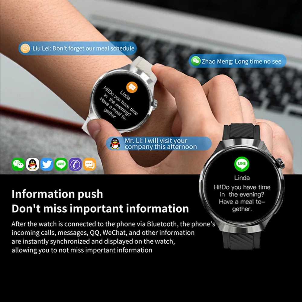 2025 Watch Smartwatch Wemon 1.52” HD Bluetooth Call Offers Today Gift For Men Health Tracking Watches Smart Hombre Business New