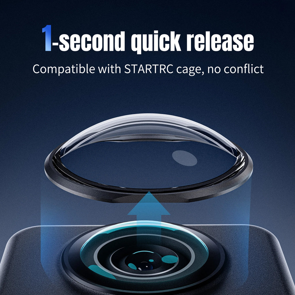 Lens Guards for DJI Osmo 360, PC Lens Protector Cover Lens Cap - Dust - Proof and Scratch - Resistant Camera Accessories