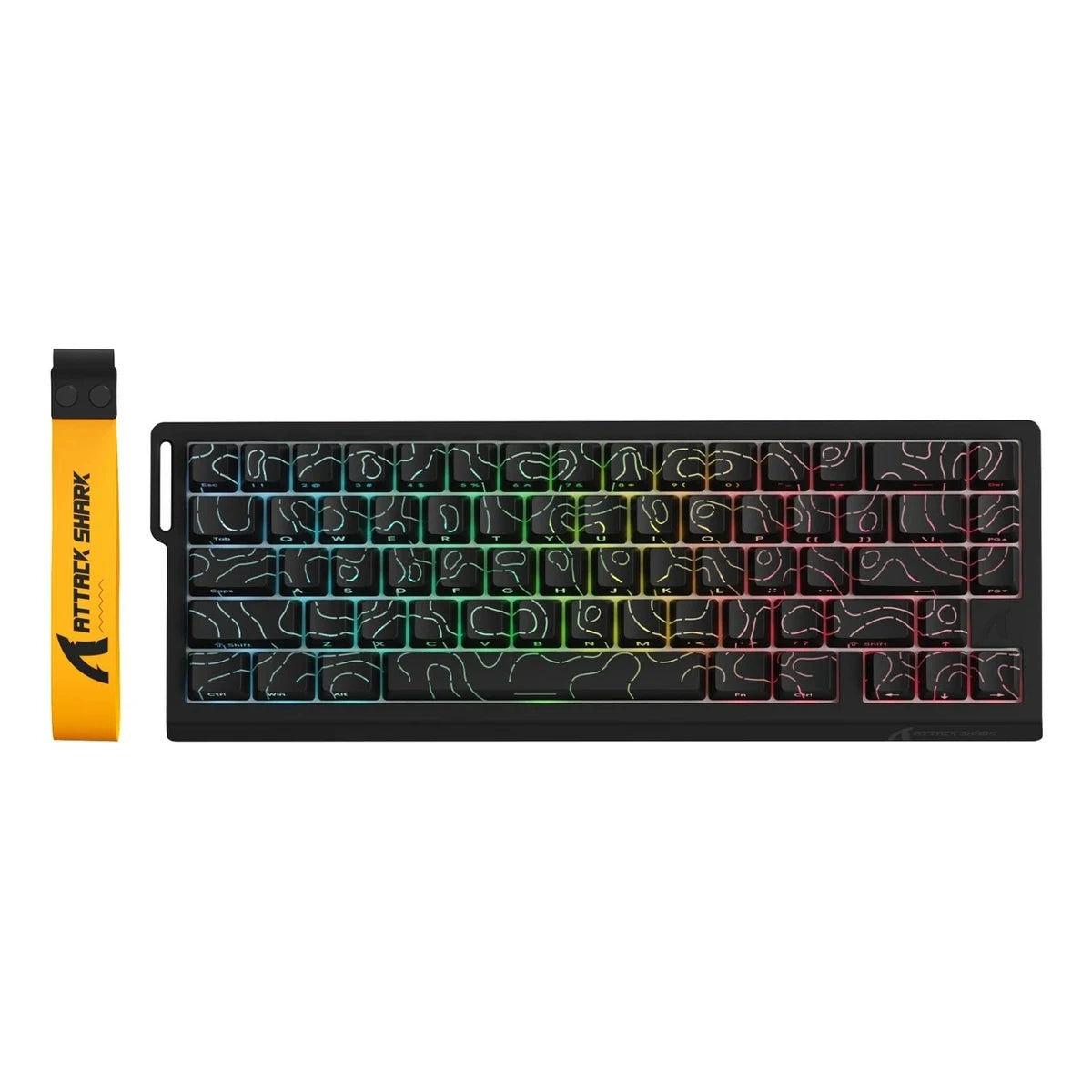 ATTACK SHARK X68 PRO HE Wireless Rapid Trigger Gaming Keyboard 8K Polling Rate Hot-Swap RGB Backlit