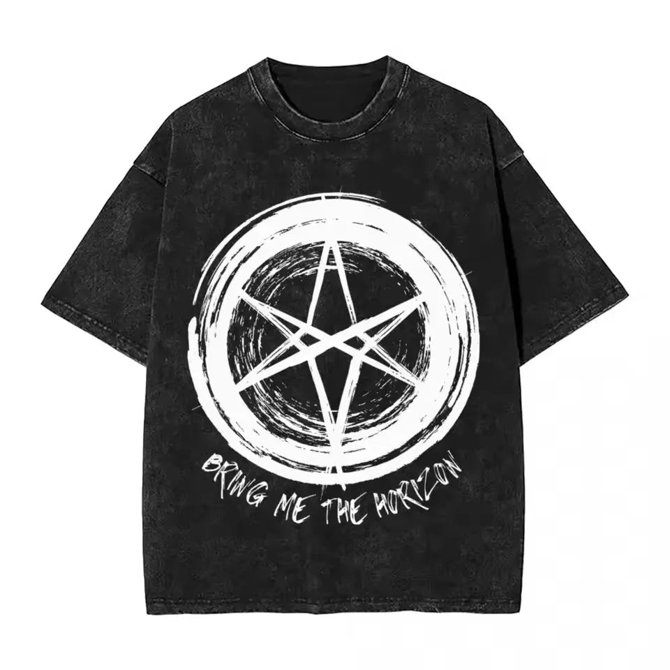Bring Me The Horizons Rock Music New Arrival Mens Clothes Tee Shirt Homme Graphic T-Shirts Men Tshirt for Men Ropa Hombre 50865