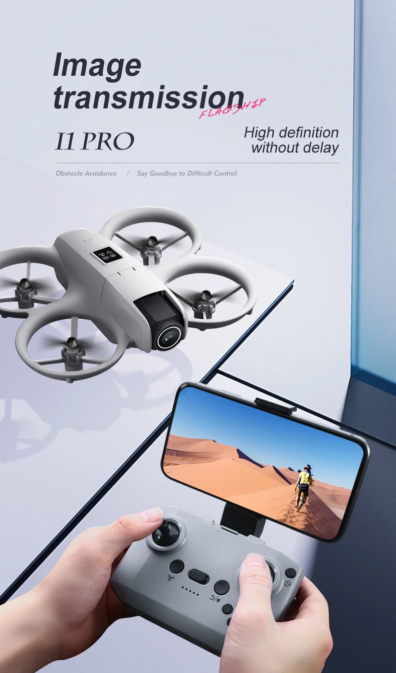 NEW Original I1 PRO Drone 4K Professional HD Aerial Photography Remote Control Aircraft HD Dual Camera  Quadcopter Toys