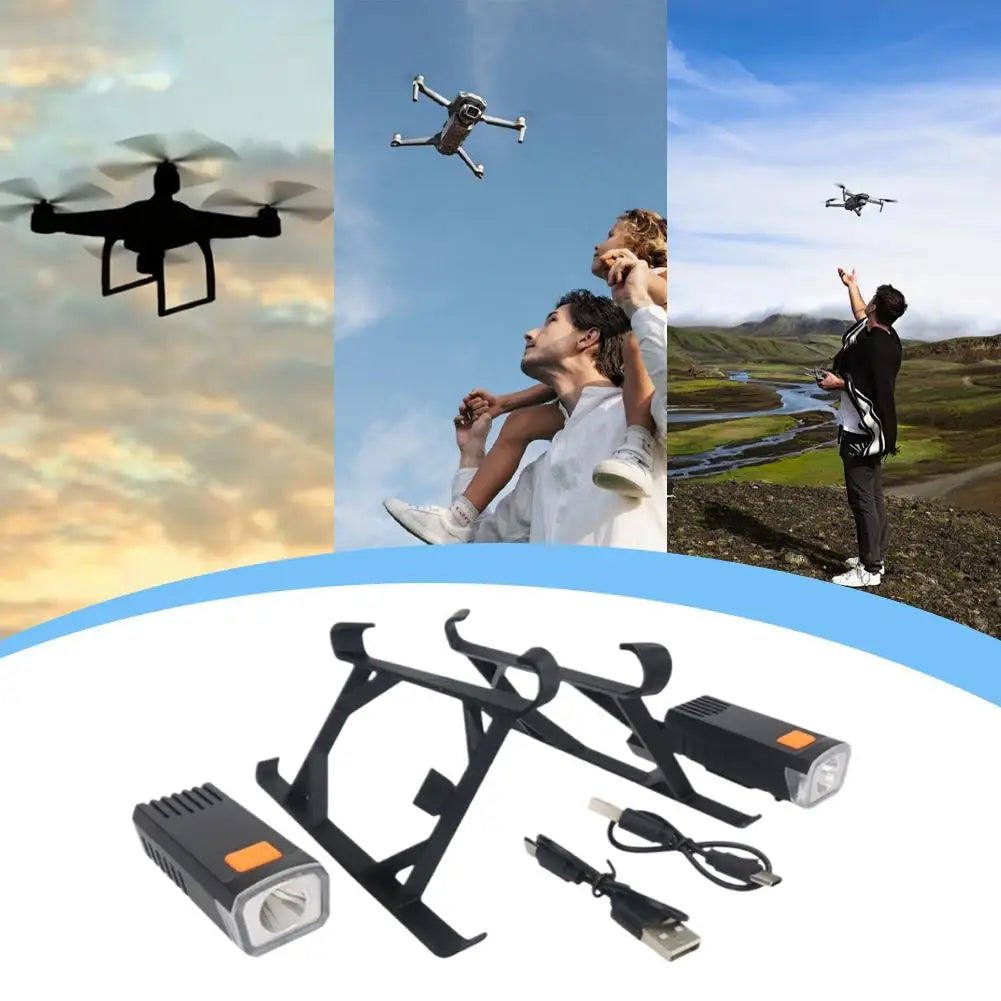 ﻿Landing Gear For DJI Mini 5 Pro Height Increasing Tripod Dual Light Searchlight Night Flight Lighting Drone Accessories