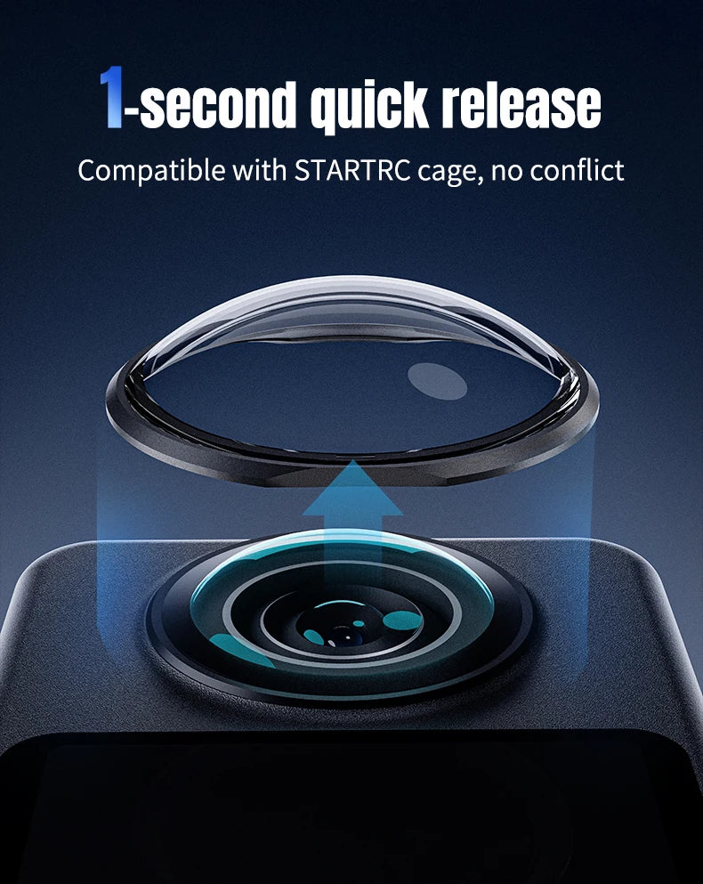 Lens Guards for DJI Osmo 360, PC Lens Protector Cover Lens Cap - Dust - Proof and Scratch - Resistant Camera Accessories