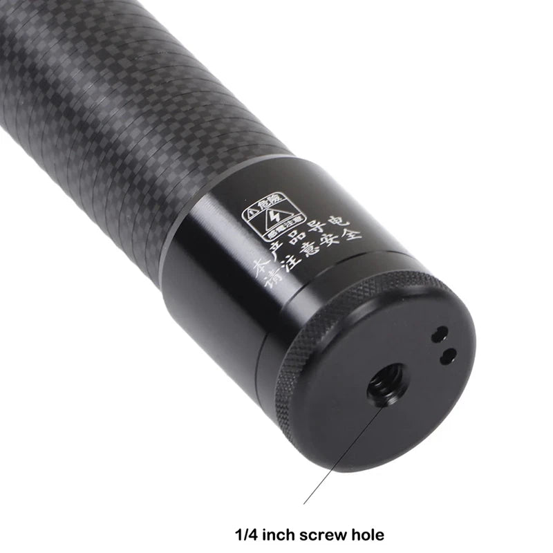 XB-For 360X4 3Meters Carbon Fiber Selfie Stick Invisible Sports Camera Telescopic Portable Recording Extension Stick