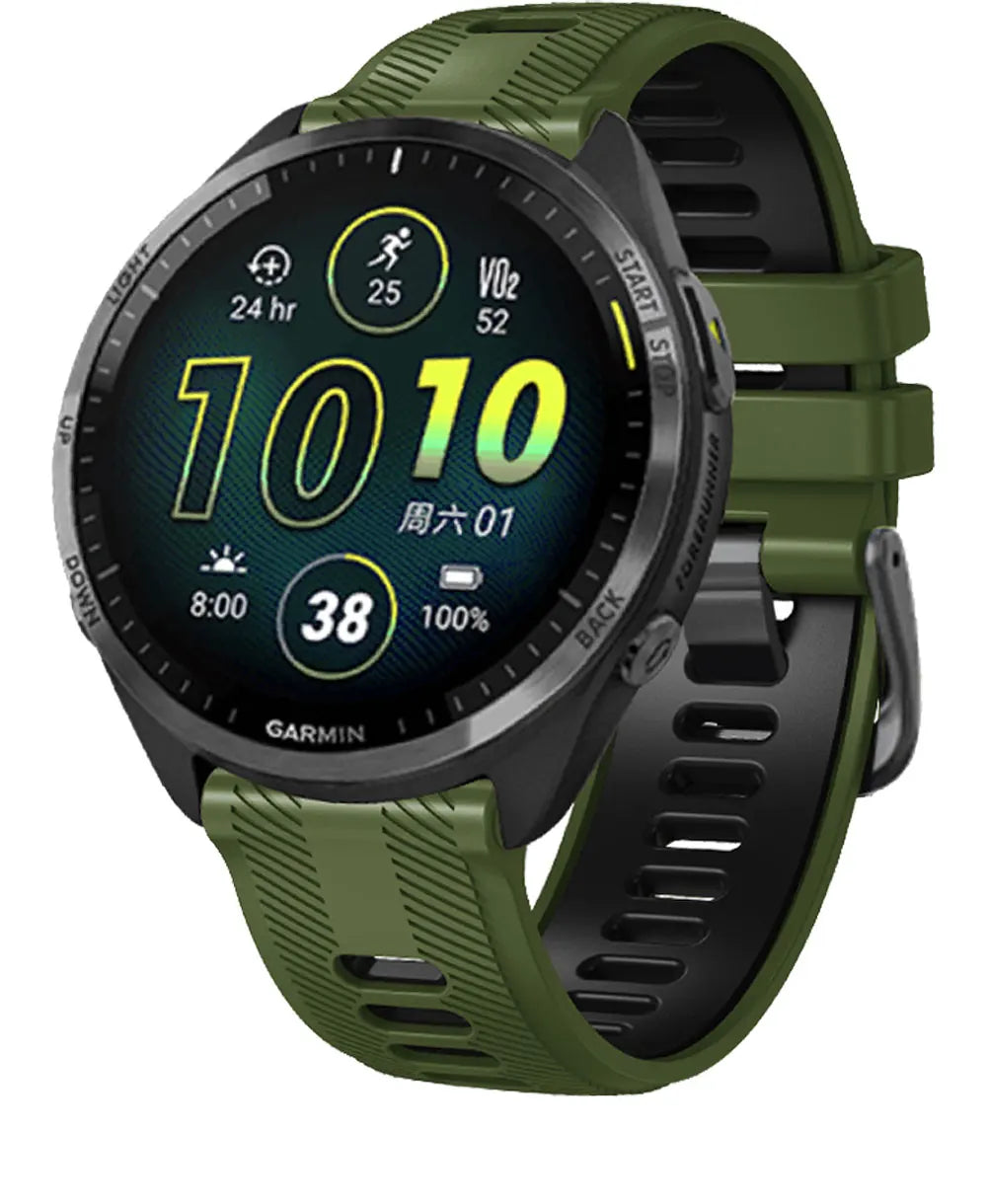 22mm Watchband For Garmin Forerunner 965 Watch Strap Silicone Bracelet Forerunner 945 935 745 Wristbands Replacement Correa Belt