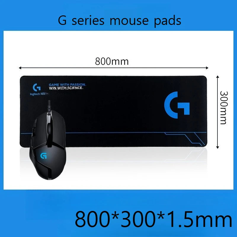 Logitech G402 Mouse with Ultra-comfortable and Cool-looking Mouse Pad for Gaming Fun, Ultra-practical Set.
