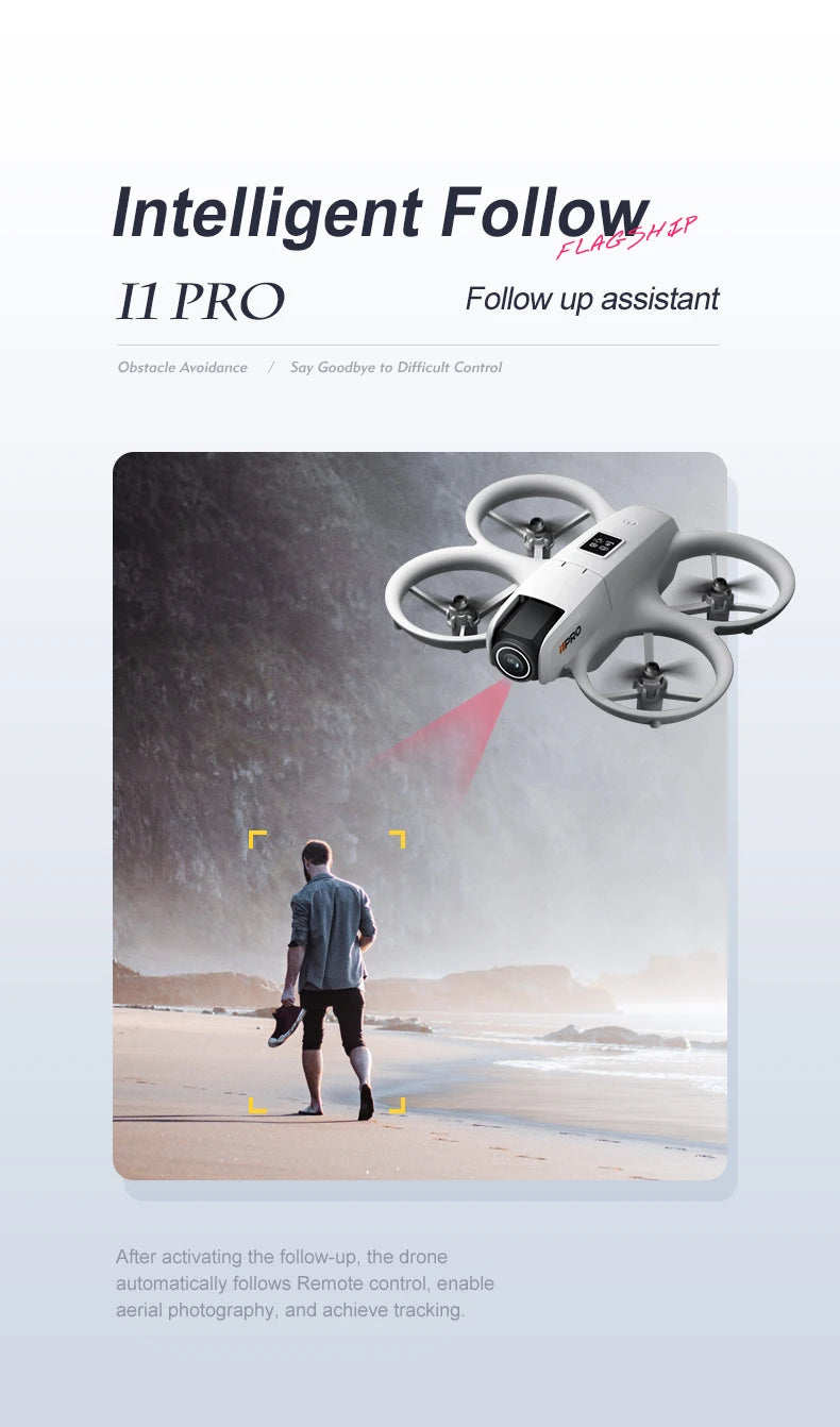 NEW Original I1 PRO Drone 4K Professional HD Aerial Photography Remote Control Aircraft HD Dual Camera  Quadcopter Toys