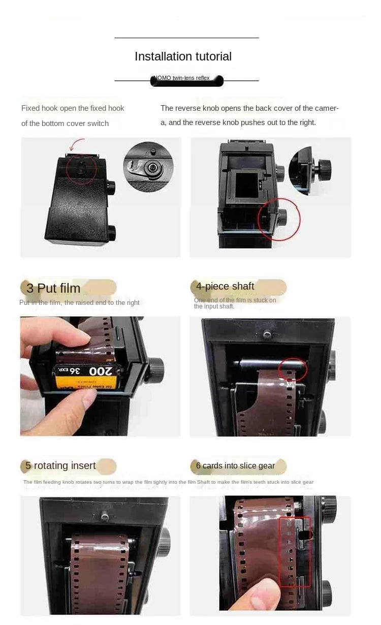 XFILM Dual-Reflective Camera 135MM Film Camera Spot Camera Retro Nostalgic Photography Hobby Assembly Of Point-And-Shoot Camera