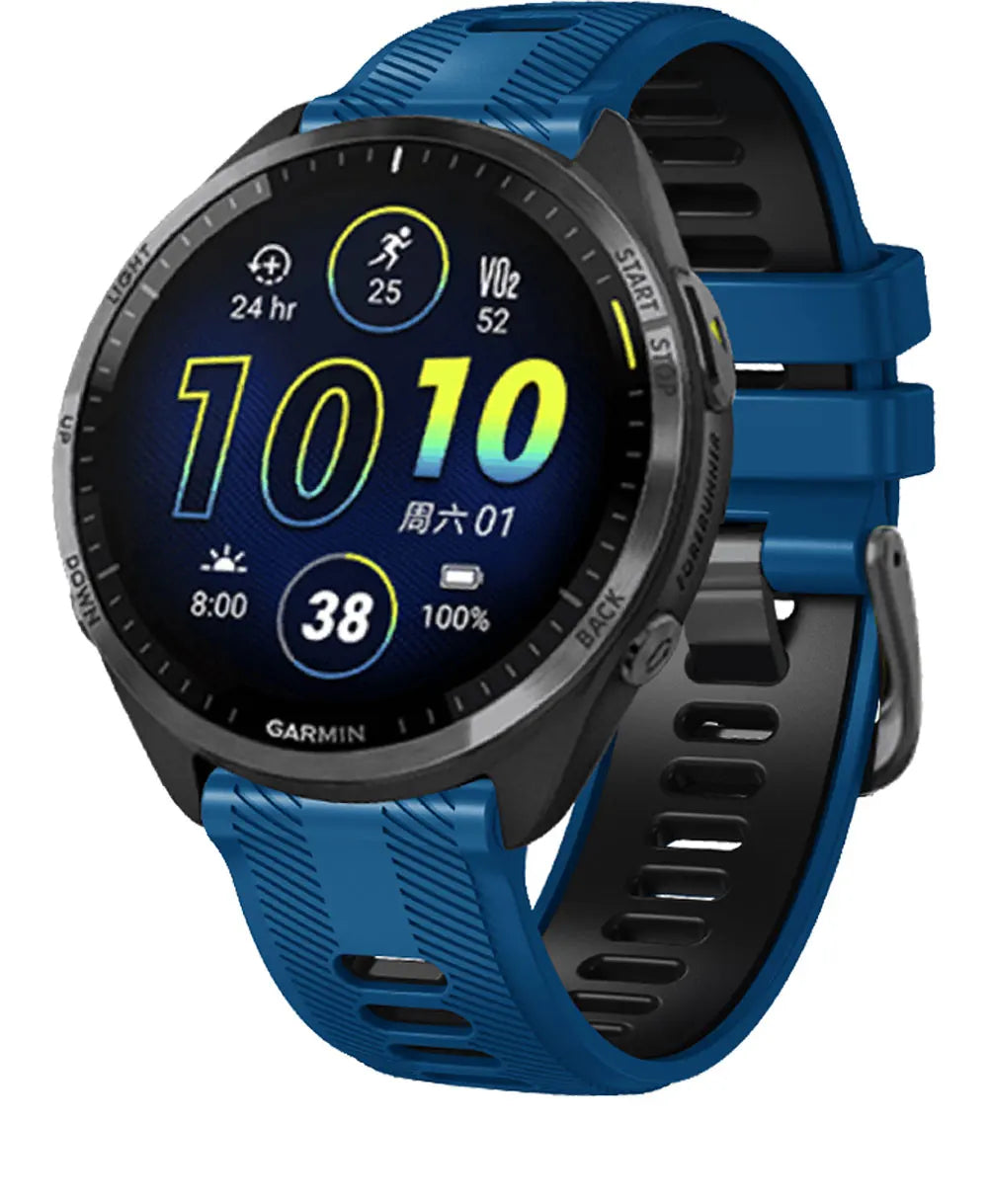 22mm Watchband For Garmin Forerunner 965 Watch Strap Silicone Bracelet Forerunner 945 935 745 Wristbands Replacement Correa Belt