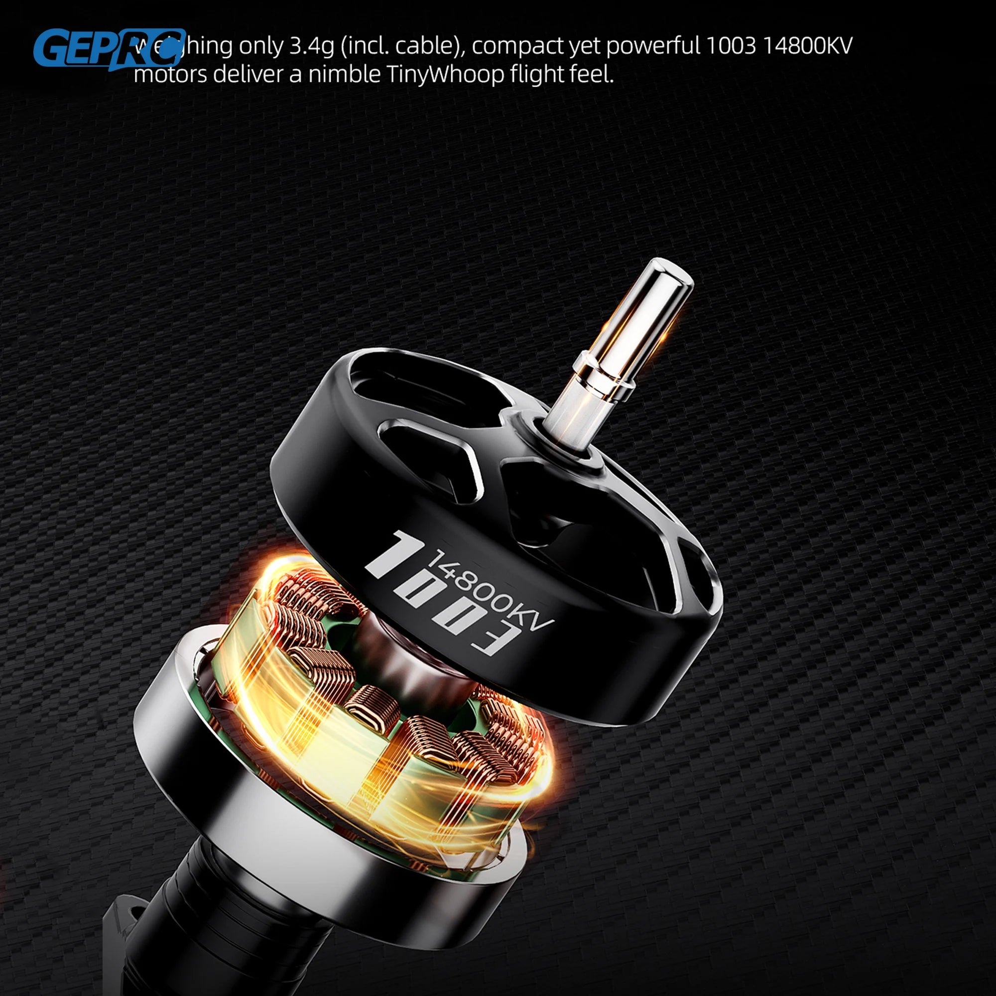 GEPRC DarkStar16 FPV Quadcopter O4 Air Unit PRO /WTFPV 1.6 Inch SPEEDX2 1003 14800KV LiHV 2S 530mAh 1636-4 RC Freestyle Drone