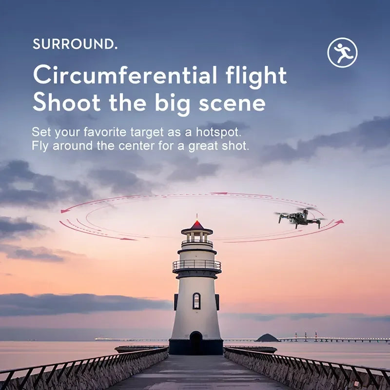 Lenovo S2S Drone 8K 5G GPS HD Aerial Photography Dual-Camera Omnidirectional Obstacle Brushless Avoidance Quadcopter Toys