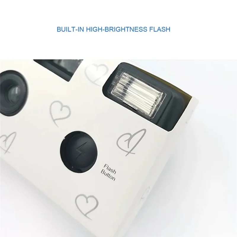 【BRAND NEW】Manual Foil Optical Camera 1CS Retro 27 Photos 35Mm Disposable Film Children's Childrenands Gift Single Use Camera Fi