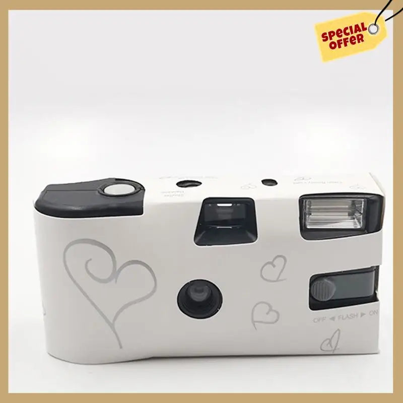 35Mm Disposable Film Camera With Flash Single Use Once Pictures Tool Wedding Bulk Travel Camp Party Supplies 16 Photos-WMAN