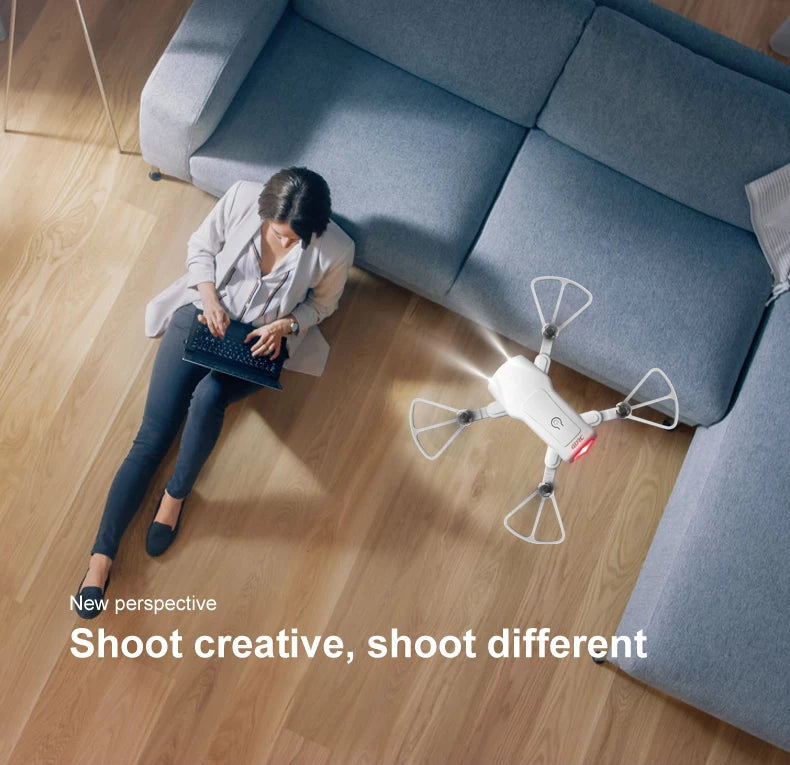 4DRC V9 Drone 4K Professinal With 1080P Wide Angle Dual HD Camera WIFI FPV Height Hold RC Helicopter Foldable Quadrotor Toy Gift