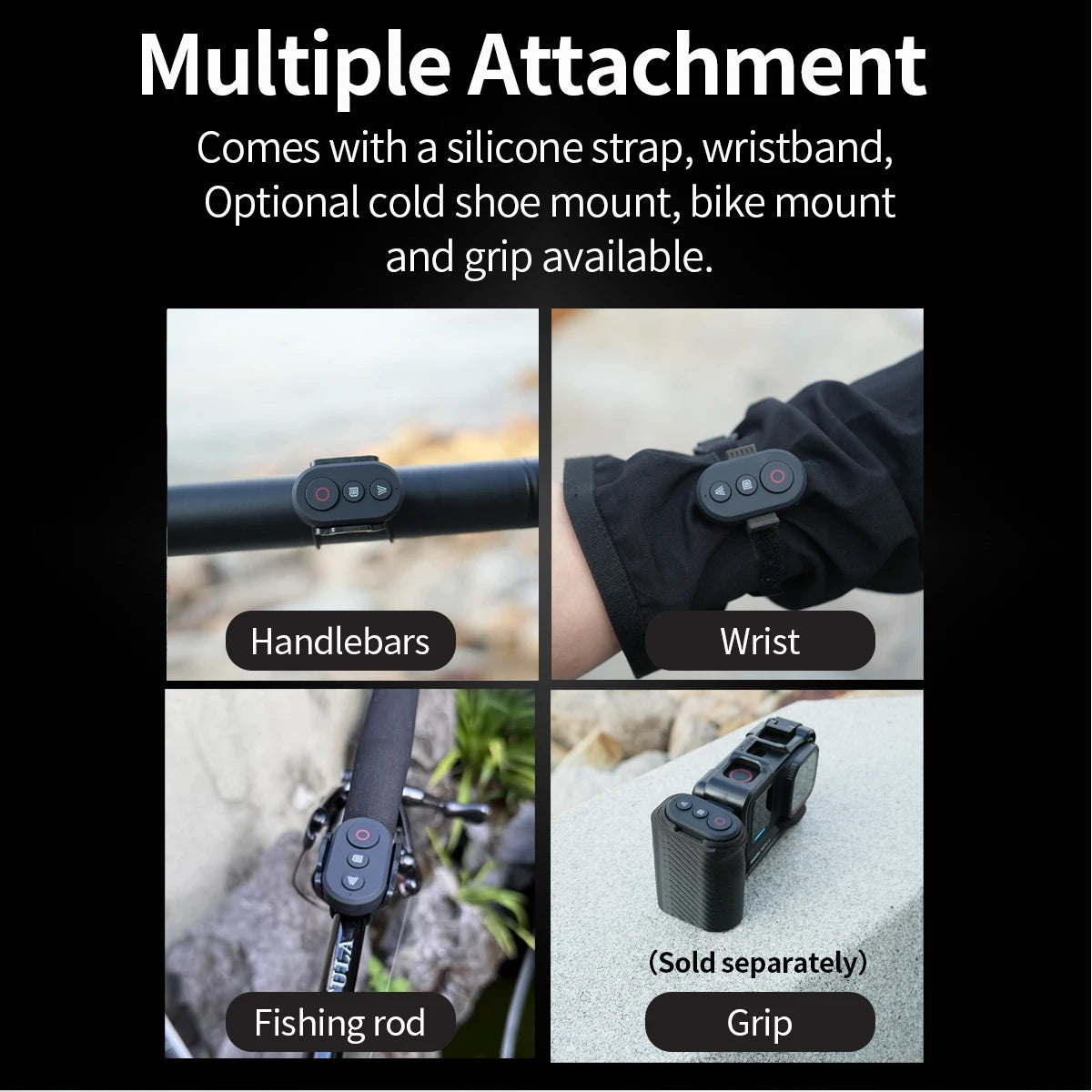 Suitable for Insta360 and GoPro sports cameras Bluetooth remote control 360 X2 X3 X4 X5 GO3 Ace Pro，GoPro9 10 11 12 13