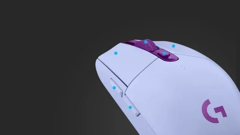 Logitech G305 Lightspeed Wireless Mouse, 12000 DPI HERO Sensor, 1ms Response Time 6 Programmable Buttons, for Esports Pro Gaming