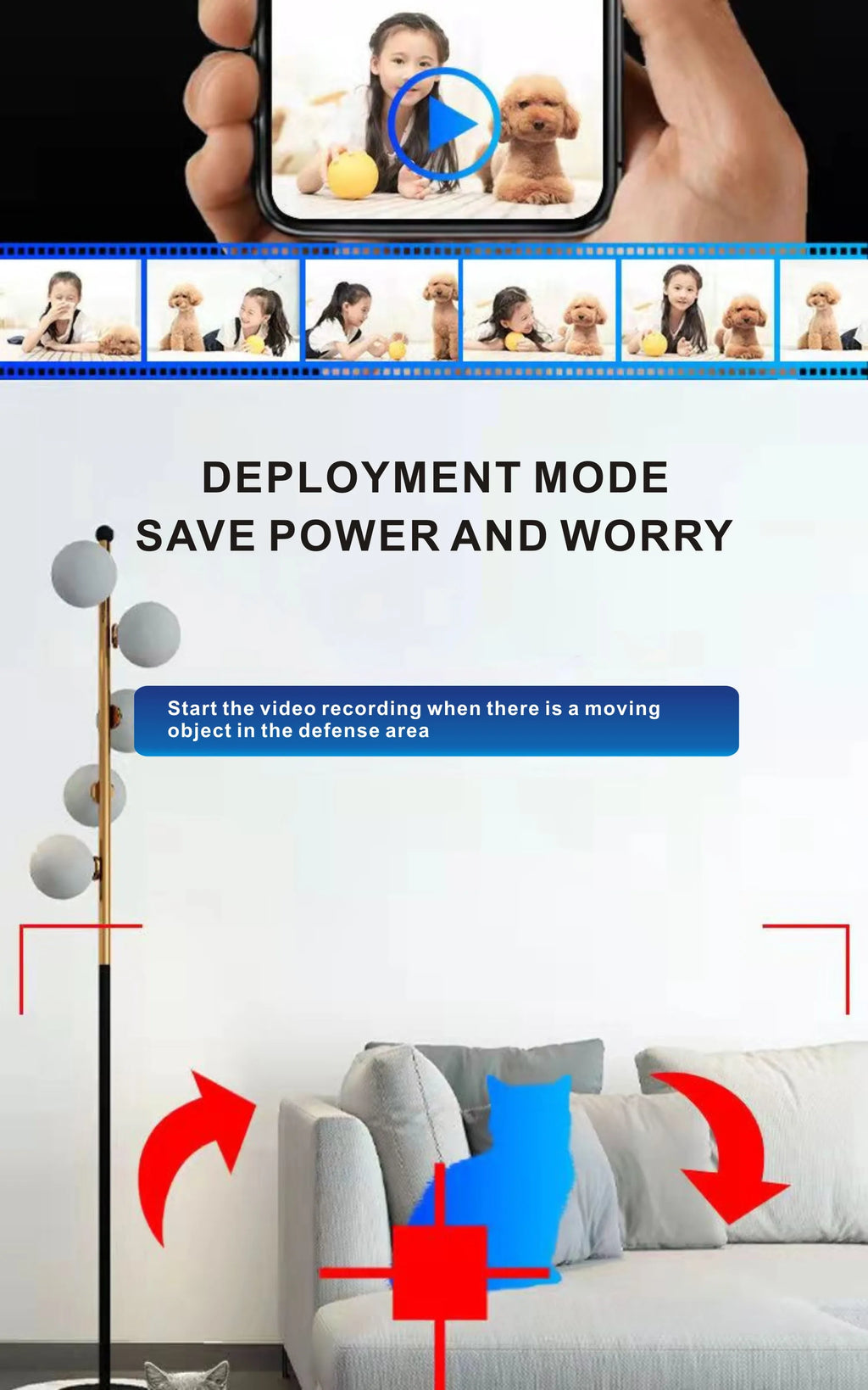 A9 Camera WiFi HD Voice Recorder Wireless Mini Camera Video Surveillance Network Camera Smart Home Video Surveillance