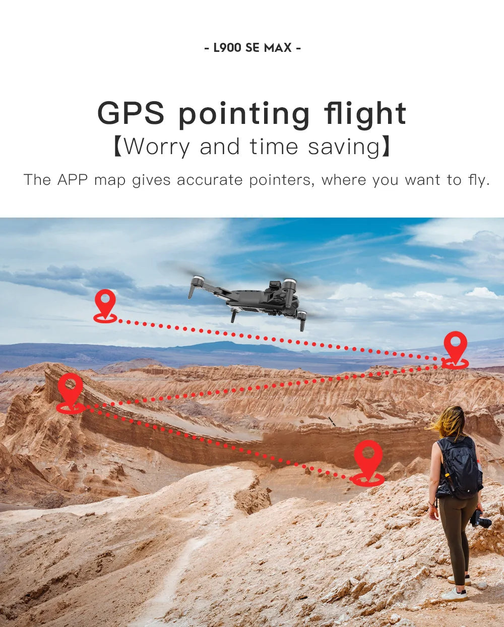 2024 L900 PRO MAX Drone 4K Professional HD Dual Camera Brushless Foldable Quadcopter GPS 5G WIFI RC Aerial Mini Drones Toys