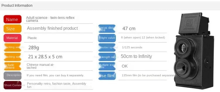 XFILM Dual-Reflective Camera 135MM Film Camera Spot Camera Retro Nostalgic Photography Hobby Assembly Of Point-And-Shoot Camera