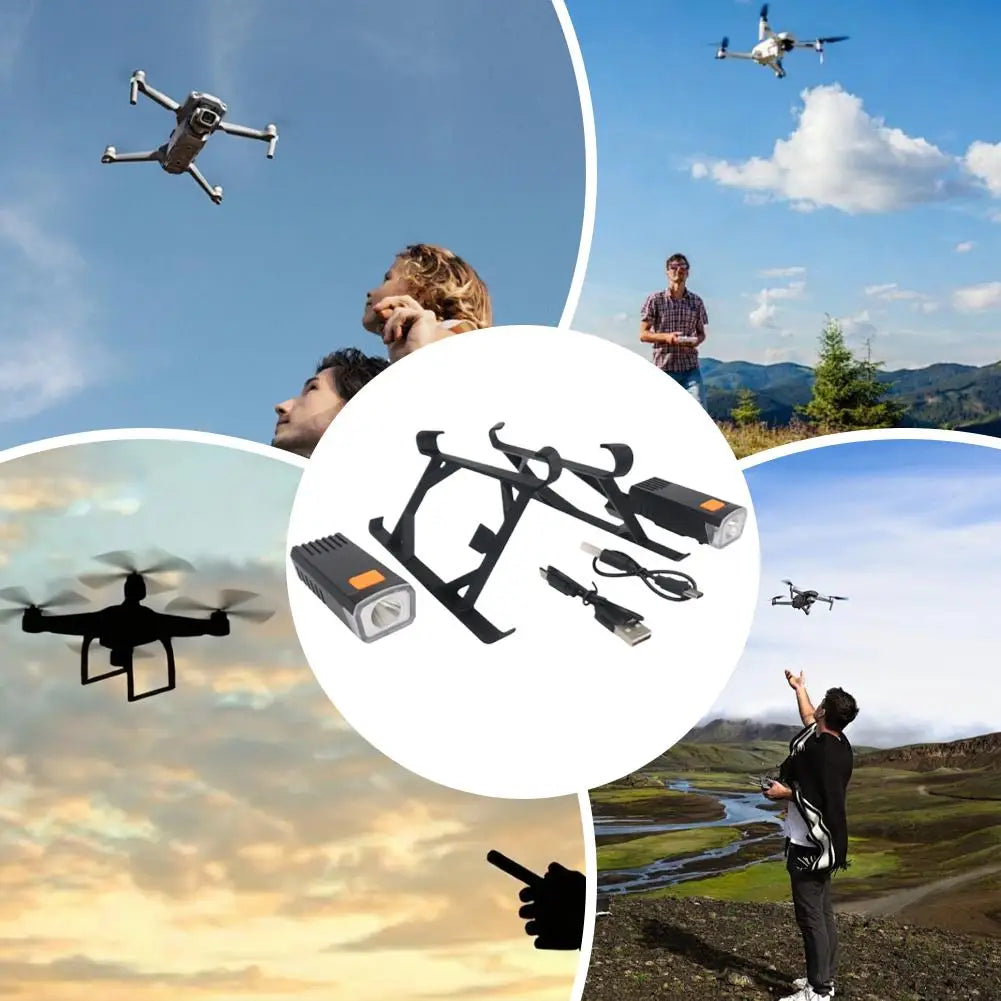 ﻿Landing Gear For DJI Mini 5 Pro Height Increasing Tripod Dual Light Searchlight Night Flight Lighting Drone Accessories