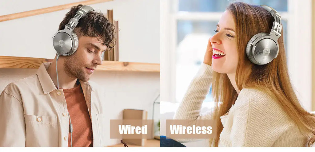 Oneodio Pro-C Wireless Headphones with 50mm Neodymium Drivers 110Hrs Playing Time BT 5.2 Foldable Deep Bass Stereo Headset