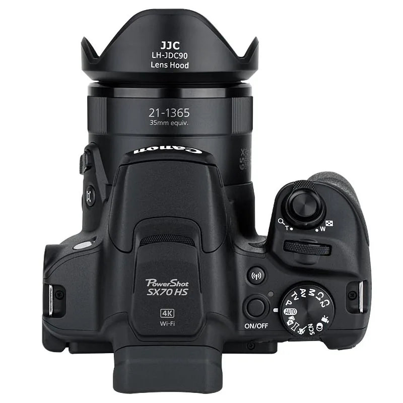 JJC Camera Bayonet Flower Lens Hood Shade Protector for CANON PowerShot SX70 HS and SX60 HS Cameras Replaces Canon LH-DC90