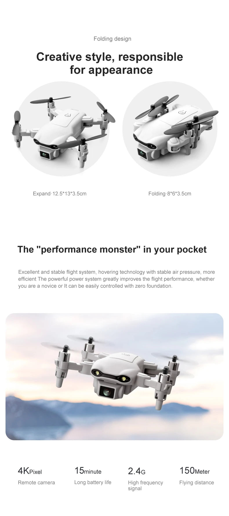 4DRC V9 Drone 4K Professinal With 1080P Wide Angle Dual HD Camera WIFI FPV Height Hold RC Helicopter Foldable Quadrotor Toy Gift