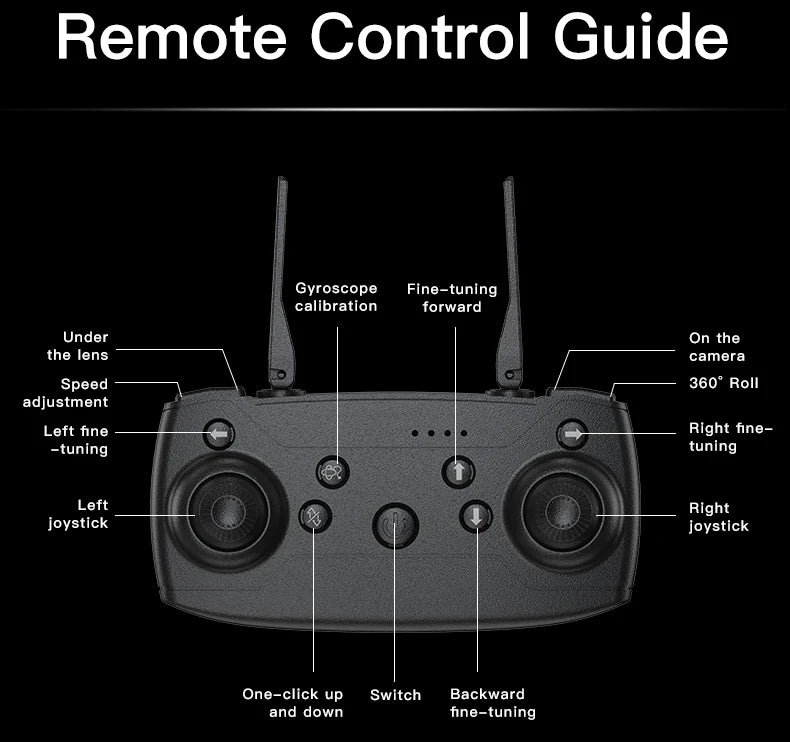 H21 Drone with VR Glasses 4K High-Definition Camera Brushless Motor RC Quadcopter optical flow dron aerial photography aircraft