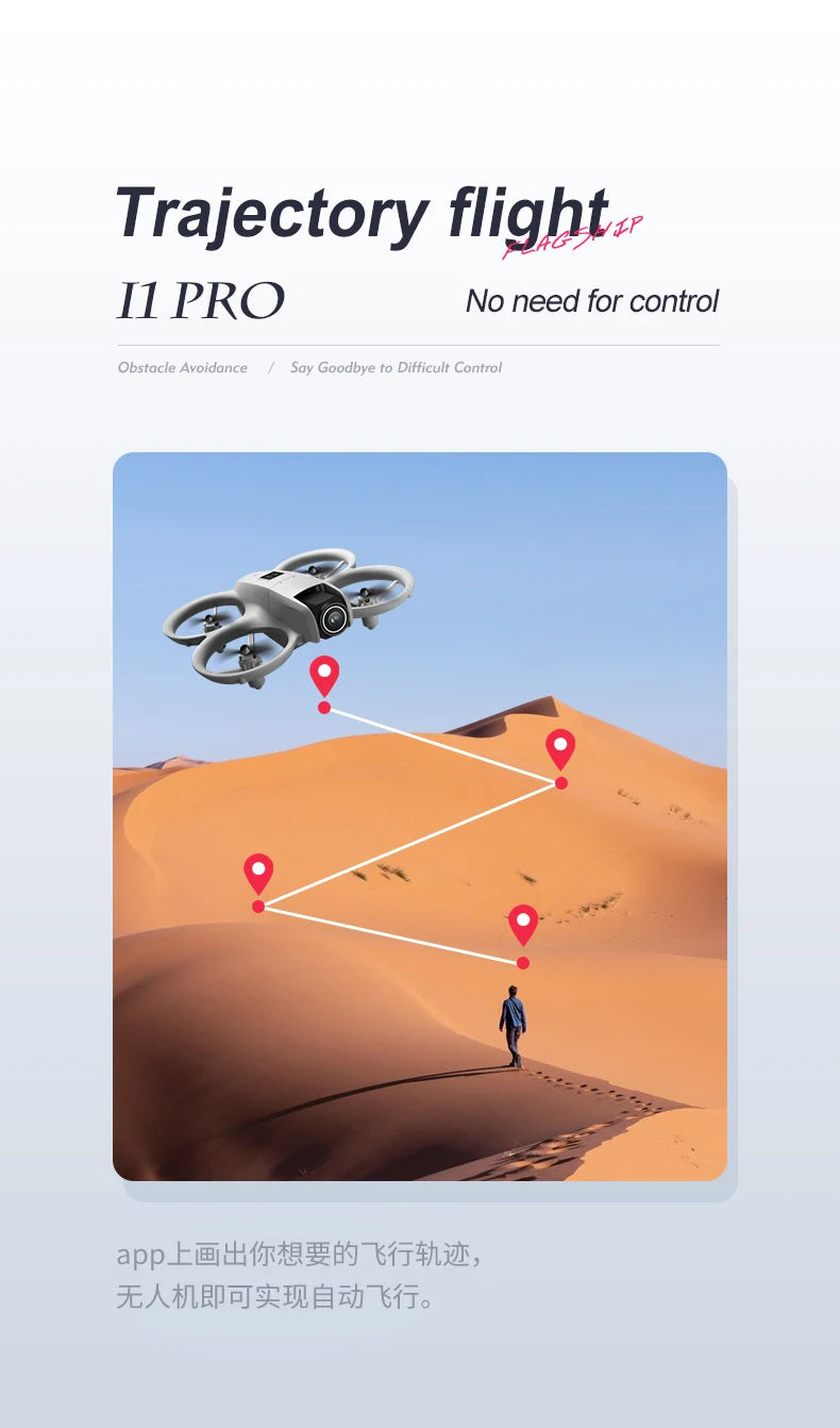 NEW Original I1 PRO Drone 4K Professional HD Aerial Photography Remote Control Aircraft HD Dual Camera  Quadcopter Toys