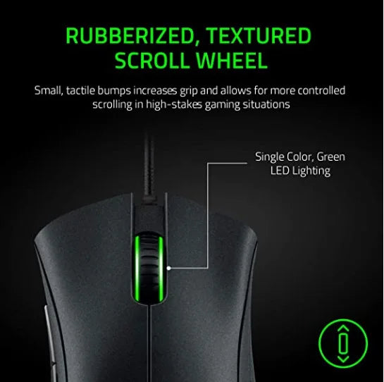 Razer DeathAdder Essential Wired Gaming Mouse Mice 6400DPI Optical Sensor 5 Independently Buttons For Laptop PC Gamer