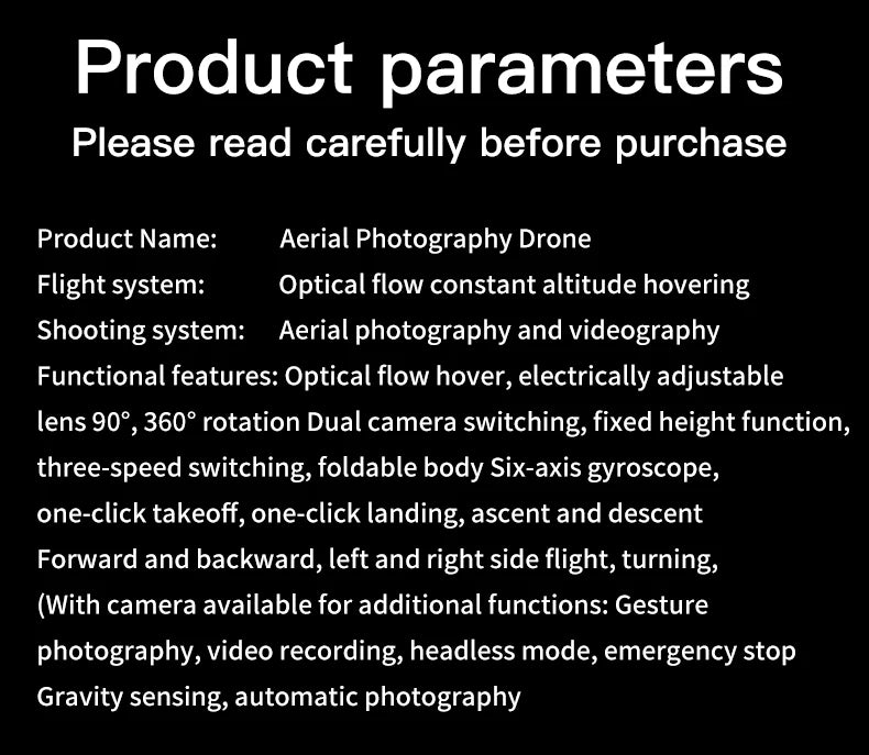 H21 Drone with VR Glasses 4K High-Definition Camera Brushless Motor RC Quadcopter optical flow dron aerial photography aircraft