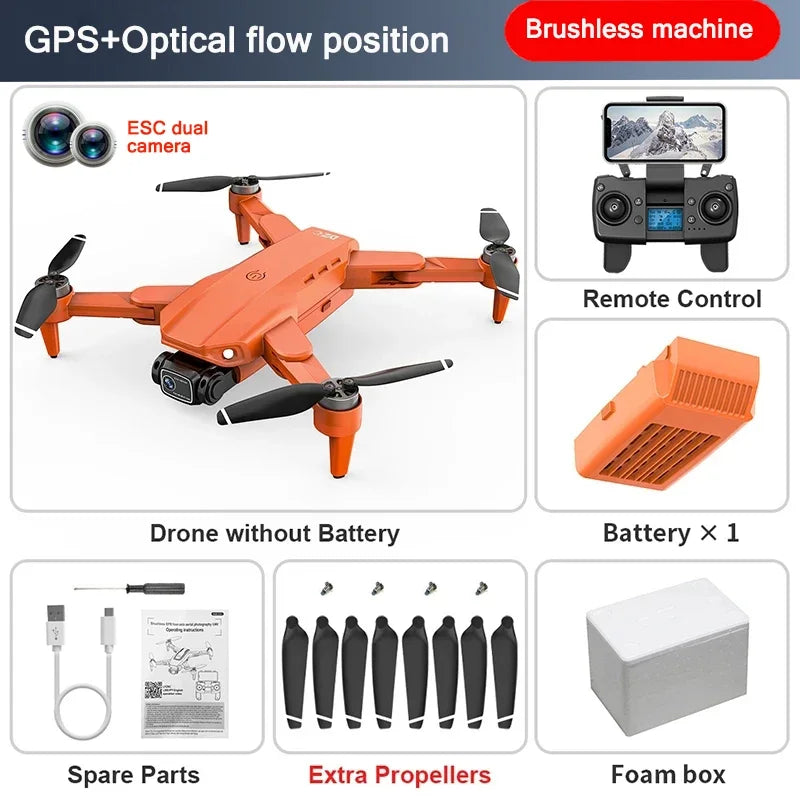 L900 Pro SE GPS Drone Profesional 4K HD 5G WIFI FPV Camera Quadcopter With Brushless Motor RC Mini Drones Children Toys Gift