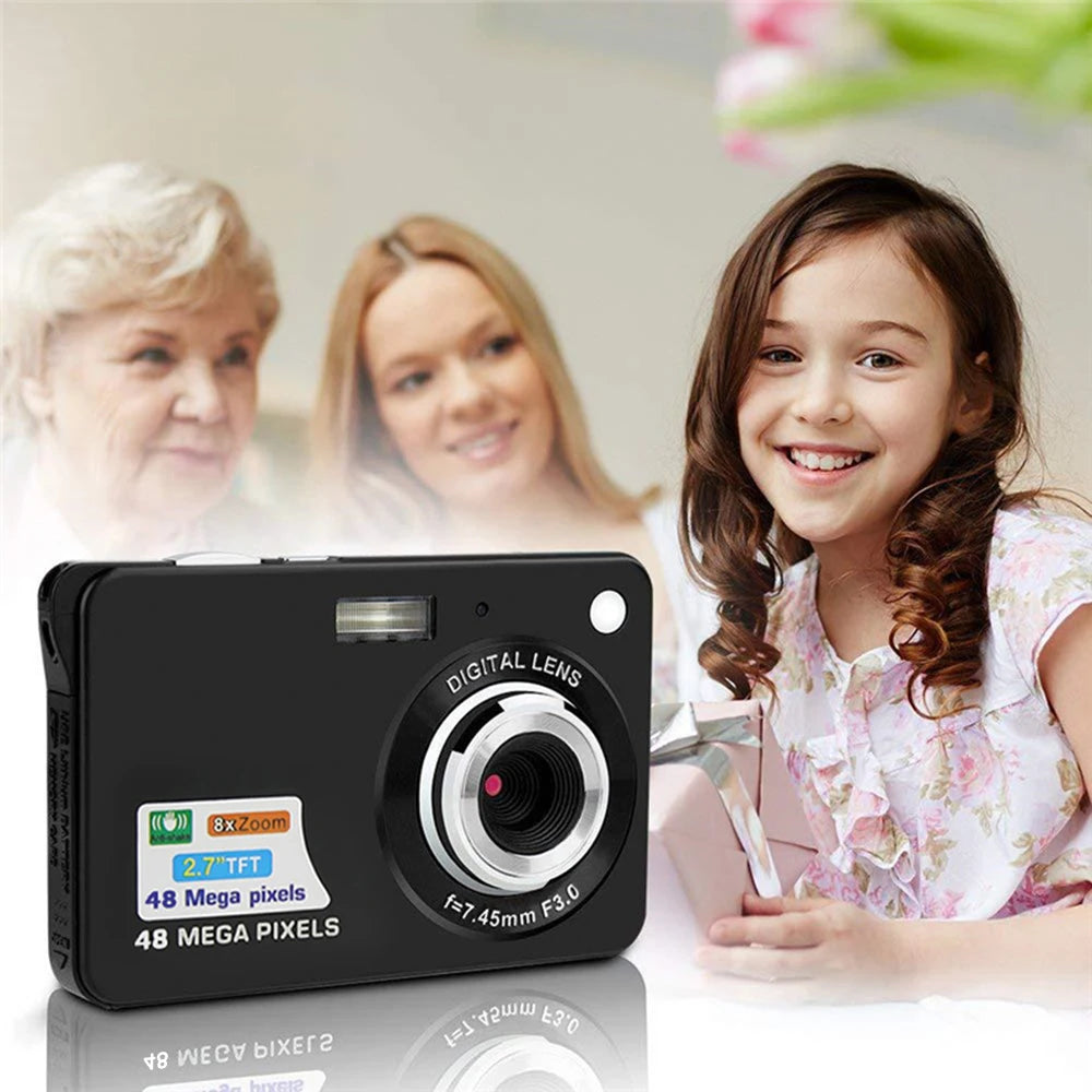 HD Digital Cameras With LCD Screen Child Cameras Outdoor Anti-Shake Instant Photo Camera Rechargeable Photography Camcorder
