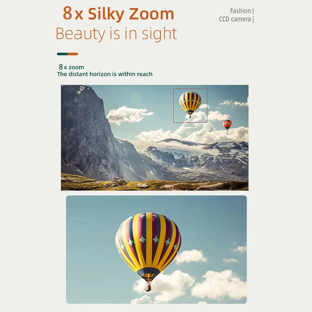 HD Digital Cameras With LCD Screen Child Cameras Outdoor Anti-Shake Instant Photo Camera Rechargeable Photography Camcorder