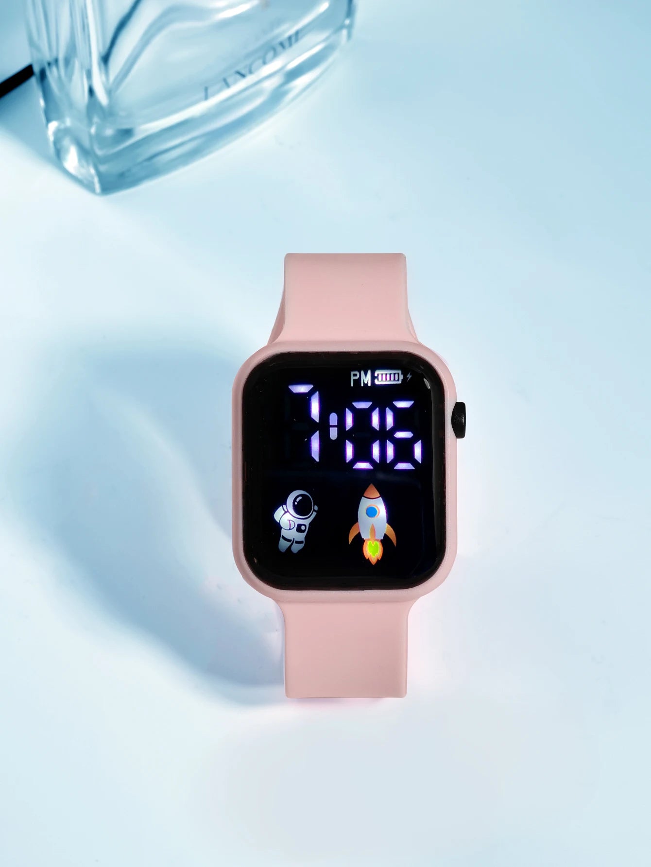 New Student Smart Watch Men's and Women's Astronaut Rocket Touch Screen Sports Electronic Watch Children's Festival Gift