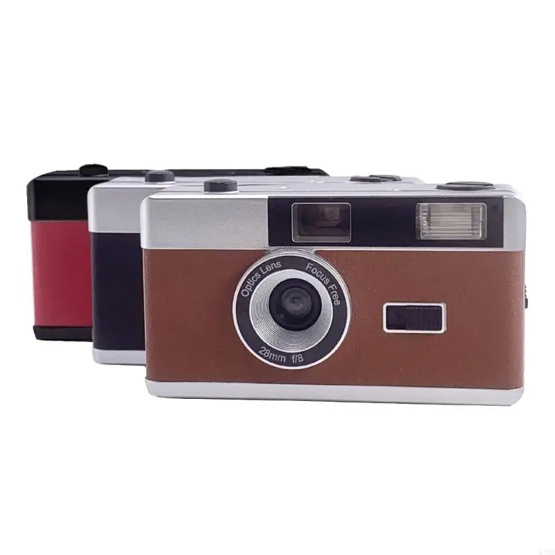 87HD 35mm Film Camera Retro Camera, Reusable, Built in Easy to Use for Photography Enthusiasts