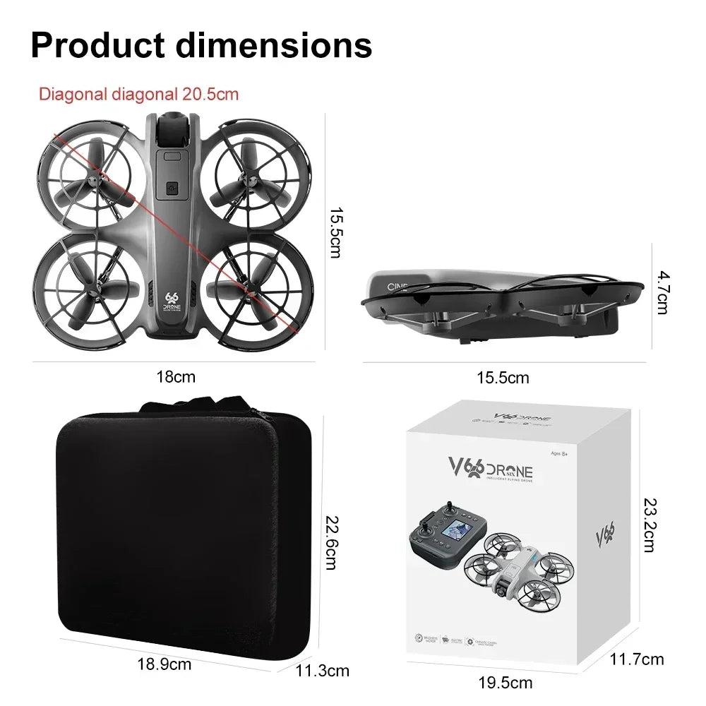 NEW V666 Drone For Xiaomi 8K Professional WIFI 5G Dron Obstacle Avoidance Brushless Altitude Headless Mode RC Quadcopter  toys