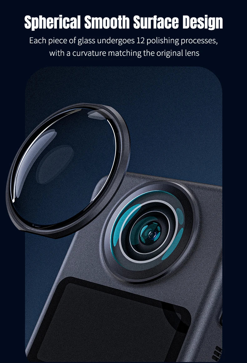 Lens Guards for DJI Osmo 360, PC Lens Protector Cover Lens Cap - Dust - Proof and Scratch - Resistant Camera Accessories