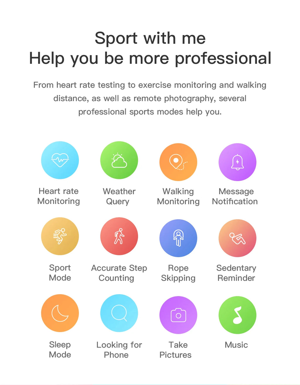 New Smart watch Men Women Heart Rate Blood Pressure Monitoring Bluetooth Smartwatch Fitness Tracker Watch Sport For Android Ios