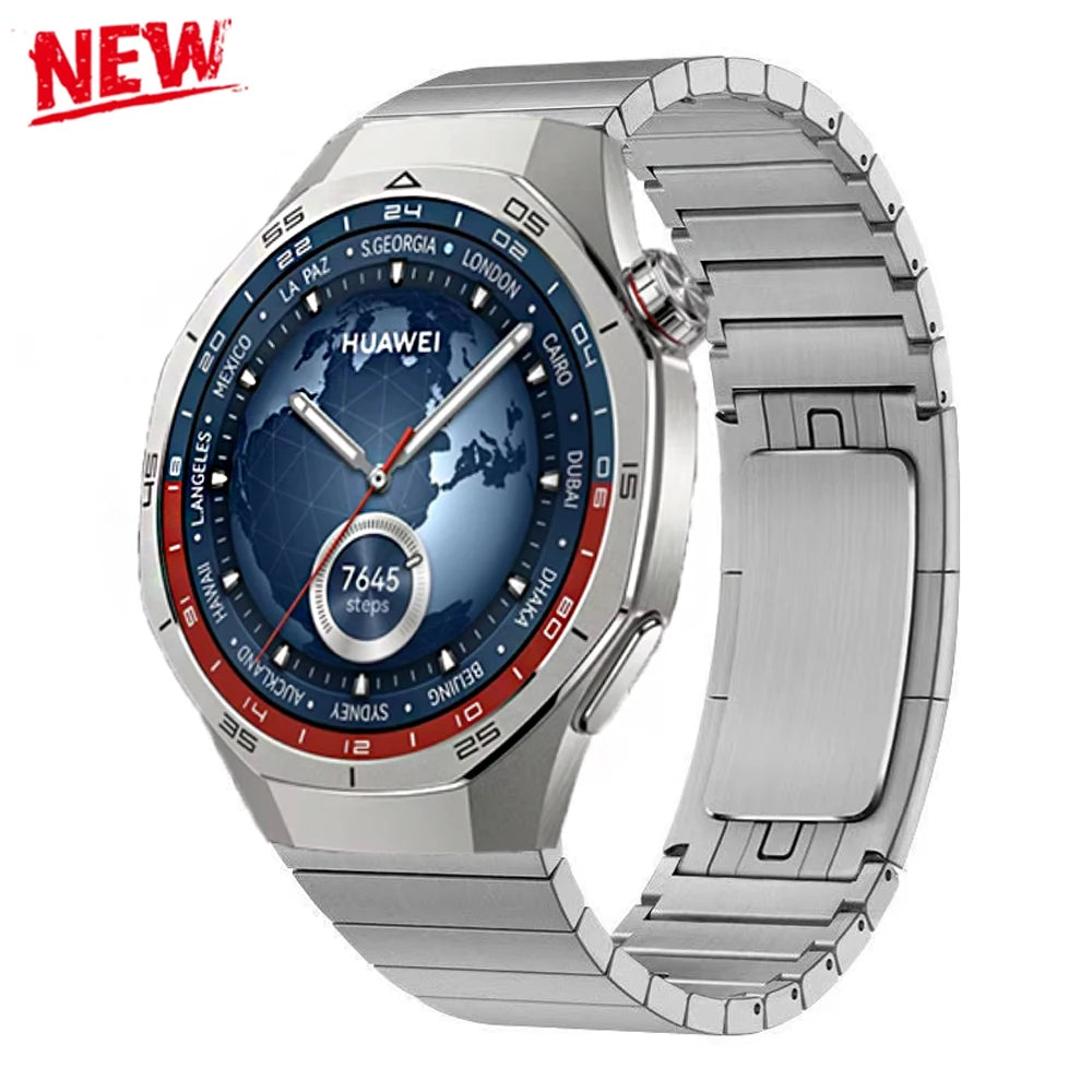For Huawei Watch GT5 pro 46mm Stainless Steel Band Business Wristband Correa For Huawei Watch GT5 46mm Metal Bracelet Strap
