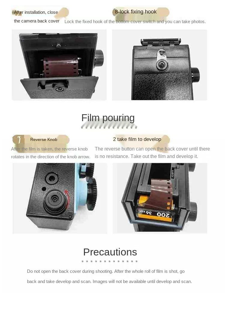 XFILM Dual-Reflective Camera 135MM Film Camera Spot Camera Retro Nostalgic Photography Hobby Assembly Of Point-And-Shoot Camera