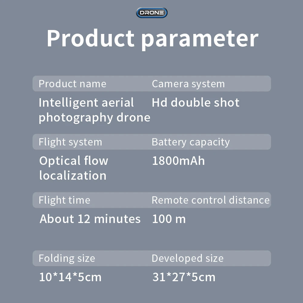 E88/E58  4K High-definition Drone Aerial Photography RC Aircraft Intelligent Fixed Height Four Axis Aircraft Children's Boy Toys