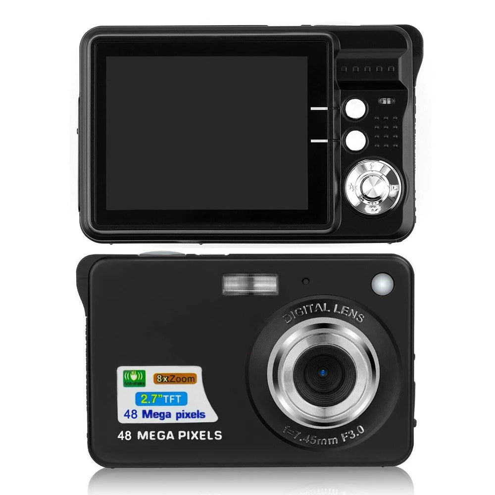 HD Digital Cameras With LCD Screen Child Cameras Outdoor Anti-Shake Instant Photo Camera Rechargeable Photography Camcorder