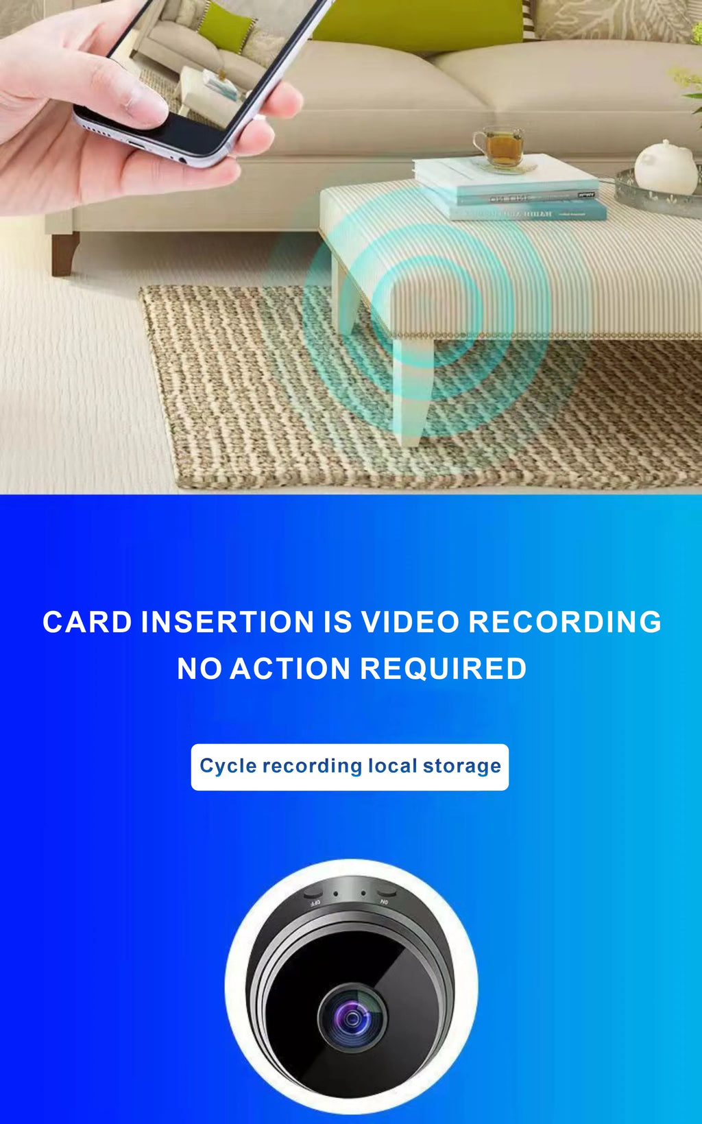 A9 Camera WiFi HD Voice Recorder Wireless Mini Camera Video Surveillance Network Camera Smart Home Video Surveillance
