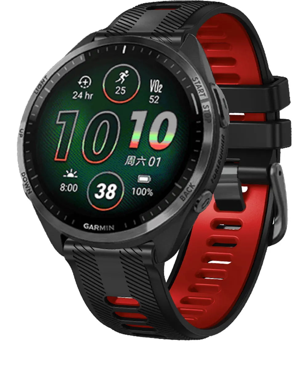 22mm Watchband For Garmin Forerunner 965 Watch Strap Silicone Bracelet Forerunner 945 935 745 Wristbands Replacement Correa Belt